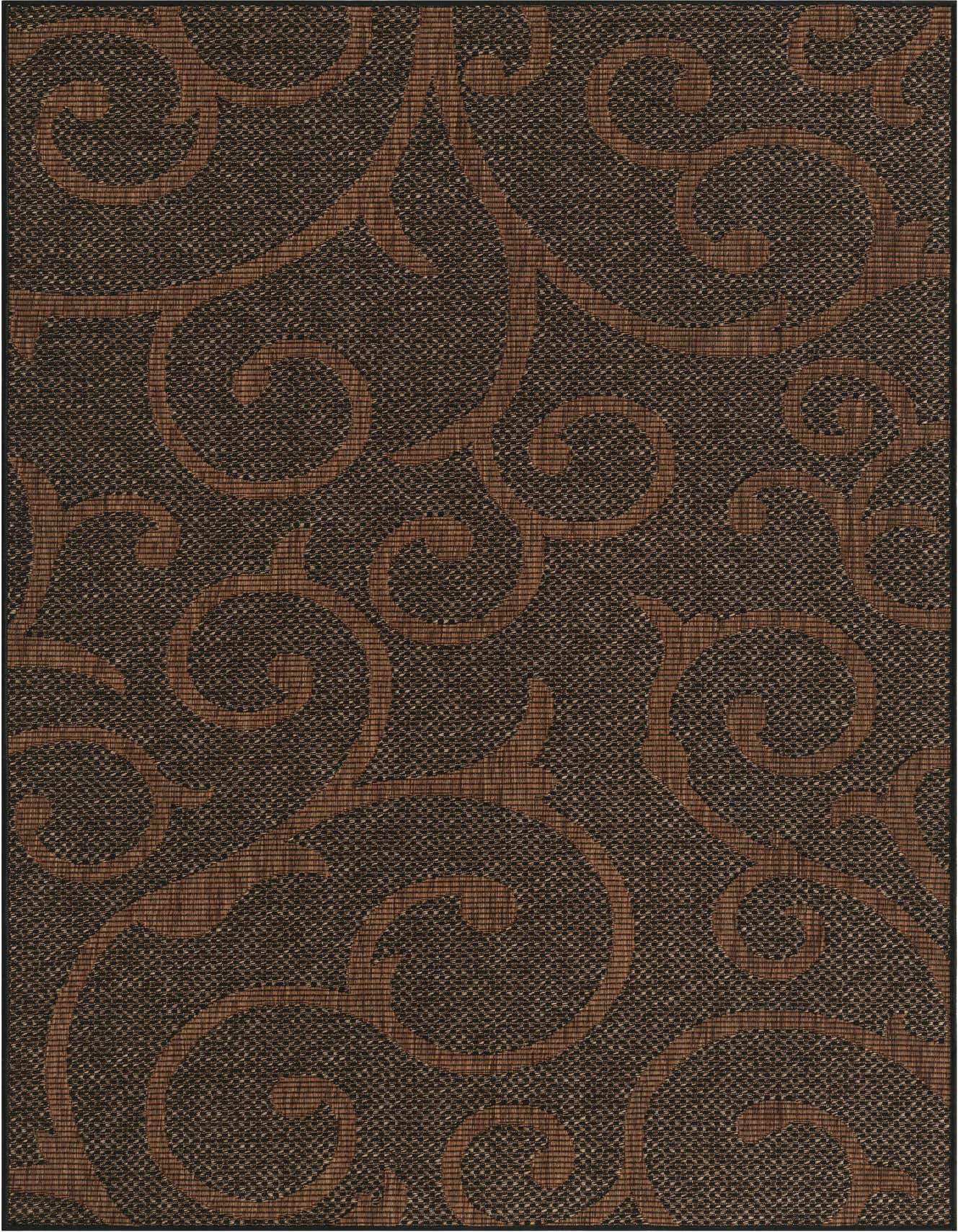 5' x 8' Easy-Clean Botanical Indoor / Outdoor Rug