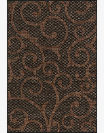 4' x 6' Easy-Clean Botanical Indoor / Outdoor Rug