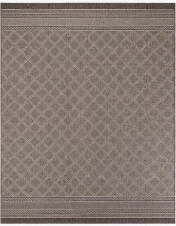 7' 10 x 10' Easy-Clean Lattice Indoor / Outdoor Rug