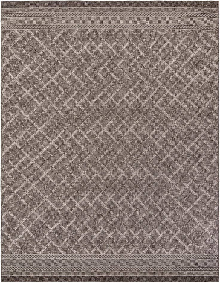 Detail image of 10' x 14' 1 Easy-Clean Trellis Indoor / Outdoor Rug