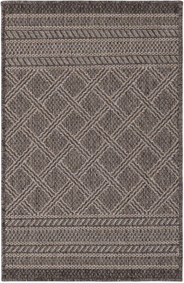 Detail image of 2' x 3' 1 Easy-Clean Trellis Indoor / Outdoor Rug