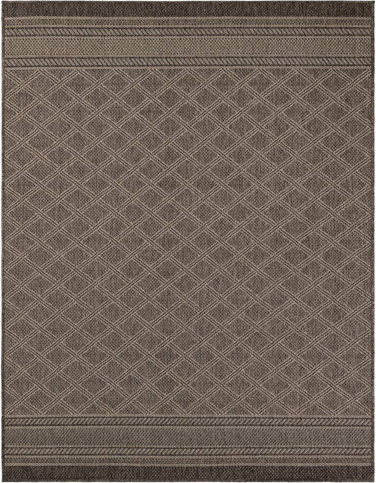Detail image of 5' 1 x 8' Easy-Clean Trellis Indoor / Outdoor Rug