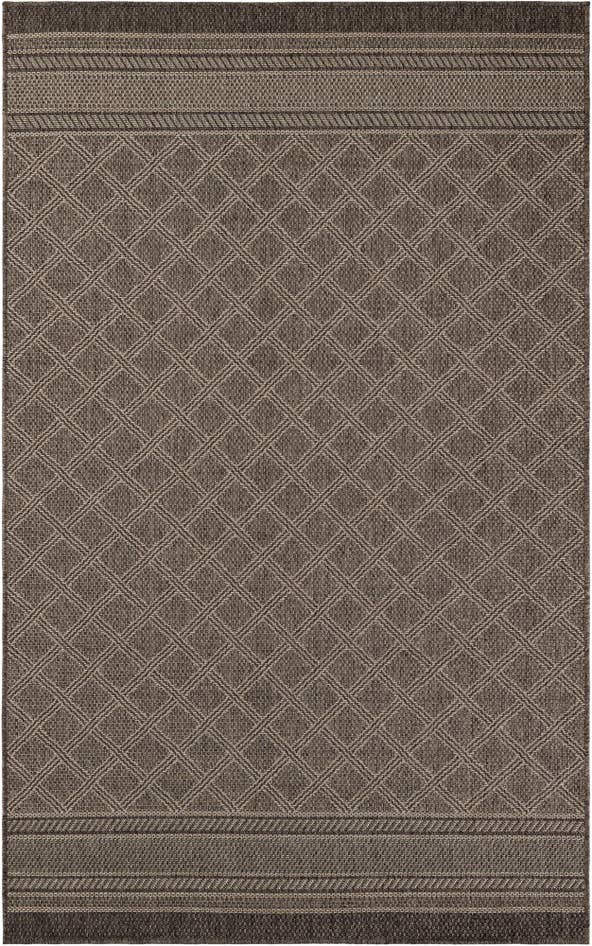 Detail image of 5' 1 x 8' Easy-Clean Trellis Indoor / Outdoor Rug