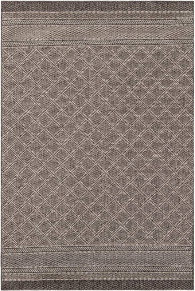 Detail image of 6' 1 x 9' Easy-Clean Trellis Indoor / Outdoor Rug