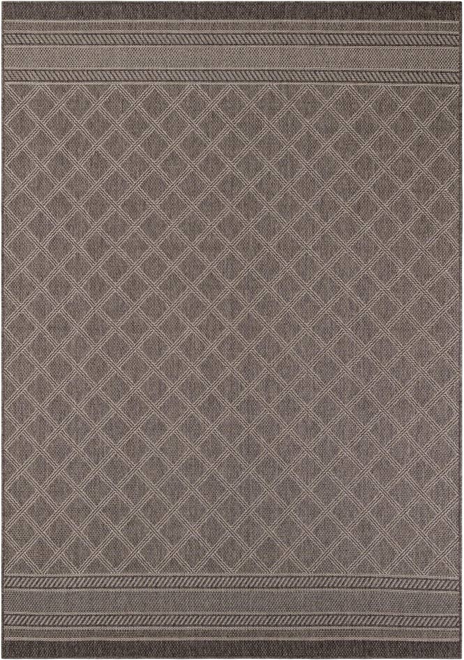 Detail image of 7' 1 x 10' Easy-Clean Trellis Indoor / Outdoor Rug