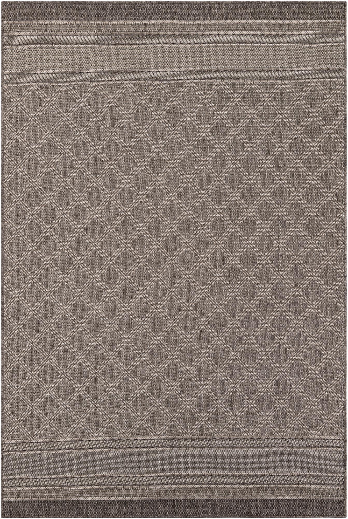 Primary image 6' 1 x 9'  Washable Trellis Indoor / Outdoor Rug