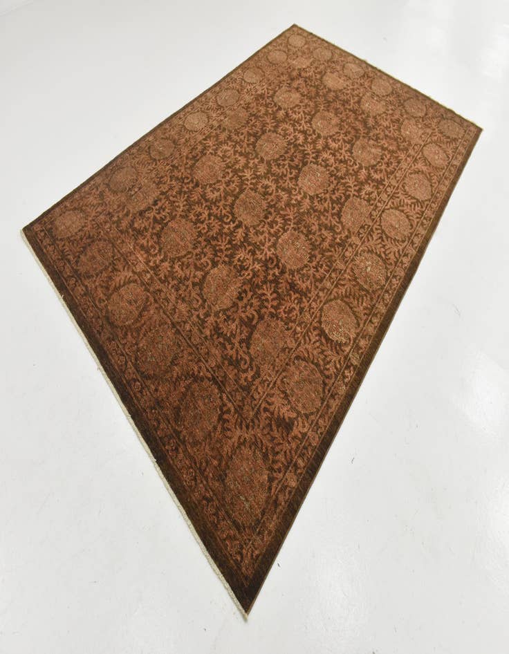 Detail image of 6' 8 x 9' 10  Hand Knotted Peshawar Ziegler Rug