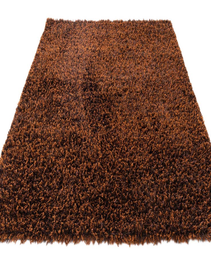 Detail image of 5' 7 x 8'  Hand Knotted Solid Shag Rug