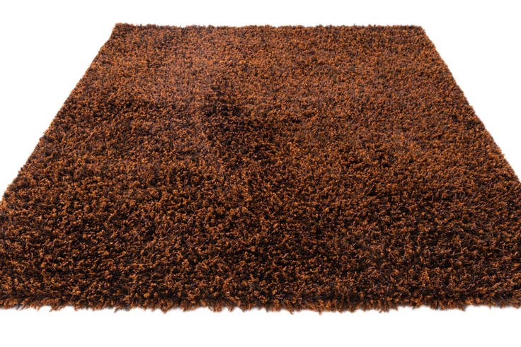 Detail image of 5' 7 x 8' Hand Knotted Solid Shag Rug