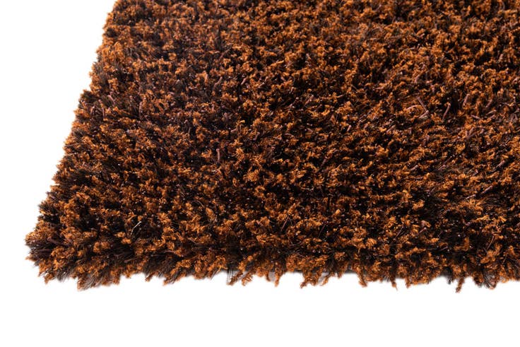 Detail image of 5' 7 x 8' Hand Knotted Solid Shag Rug