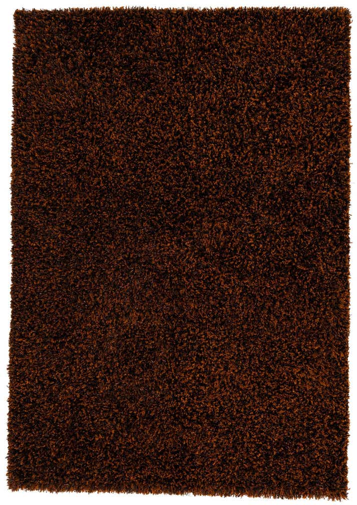 5' 7 x 8' Hand Knotted Solid Shag Rug