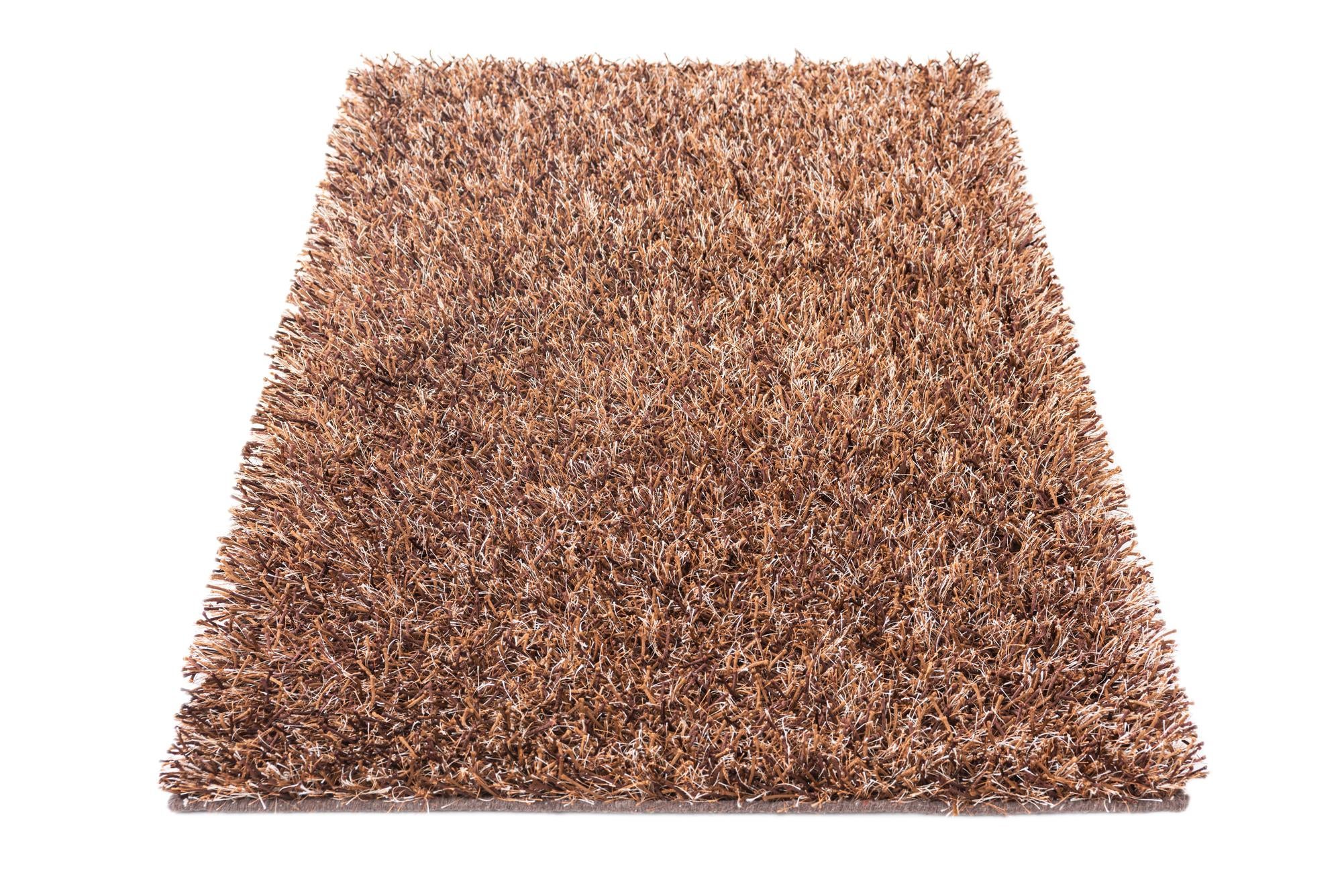 2' 7 x 4' 9 Hand Knotted Solid Shag Oriental Rug