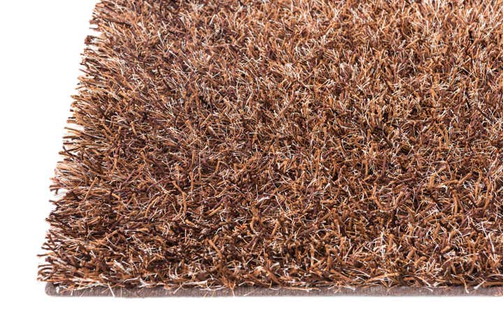2' 7 x 4' 9 Hand Knotted Solid Shag Oriental Rug
