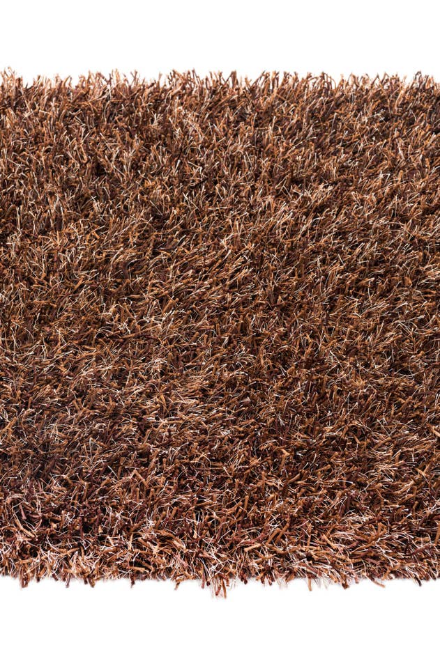 Detail image of 2' 7 x 4' 9 Hand Knotted Solid Shag Oriental Rug
