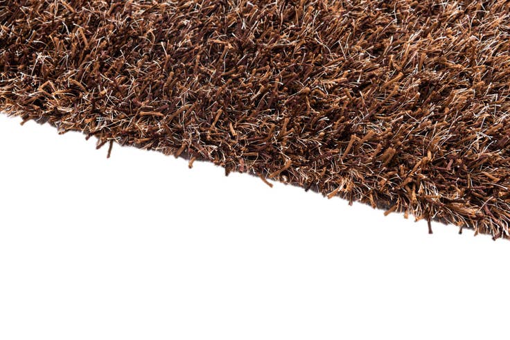 Detail image of 2' 7 x 4' 9 Hand Knotted Solid Shag Oriental Rug