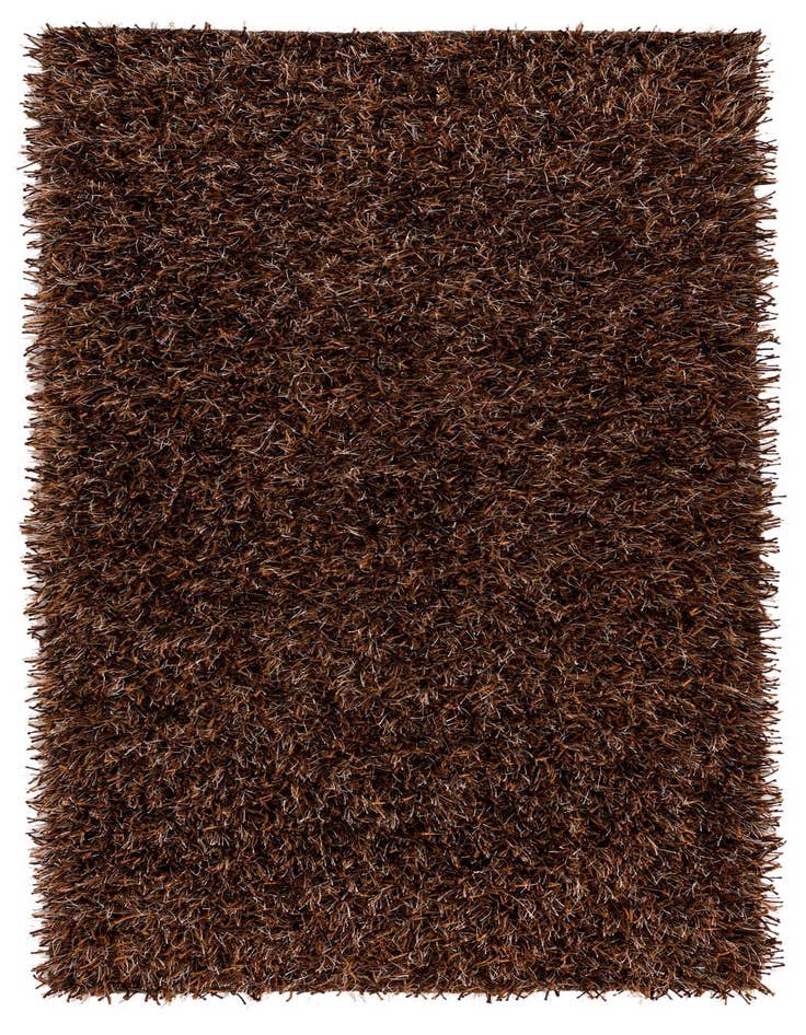 Detail image of 2' 7 x 4' 9  Hand Knotted Solid Shag Oriental Rug