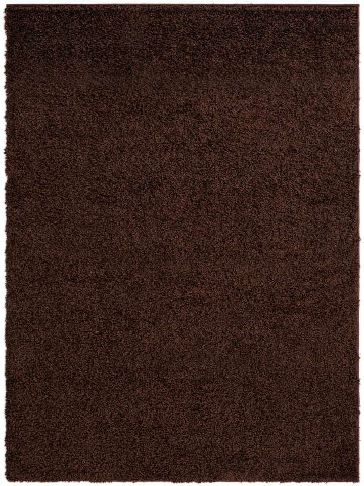 5' x 7' Solid Shag Rug