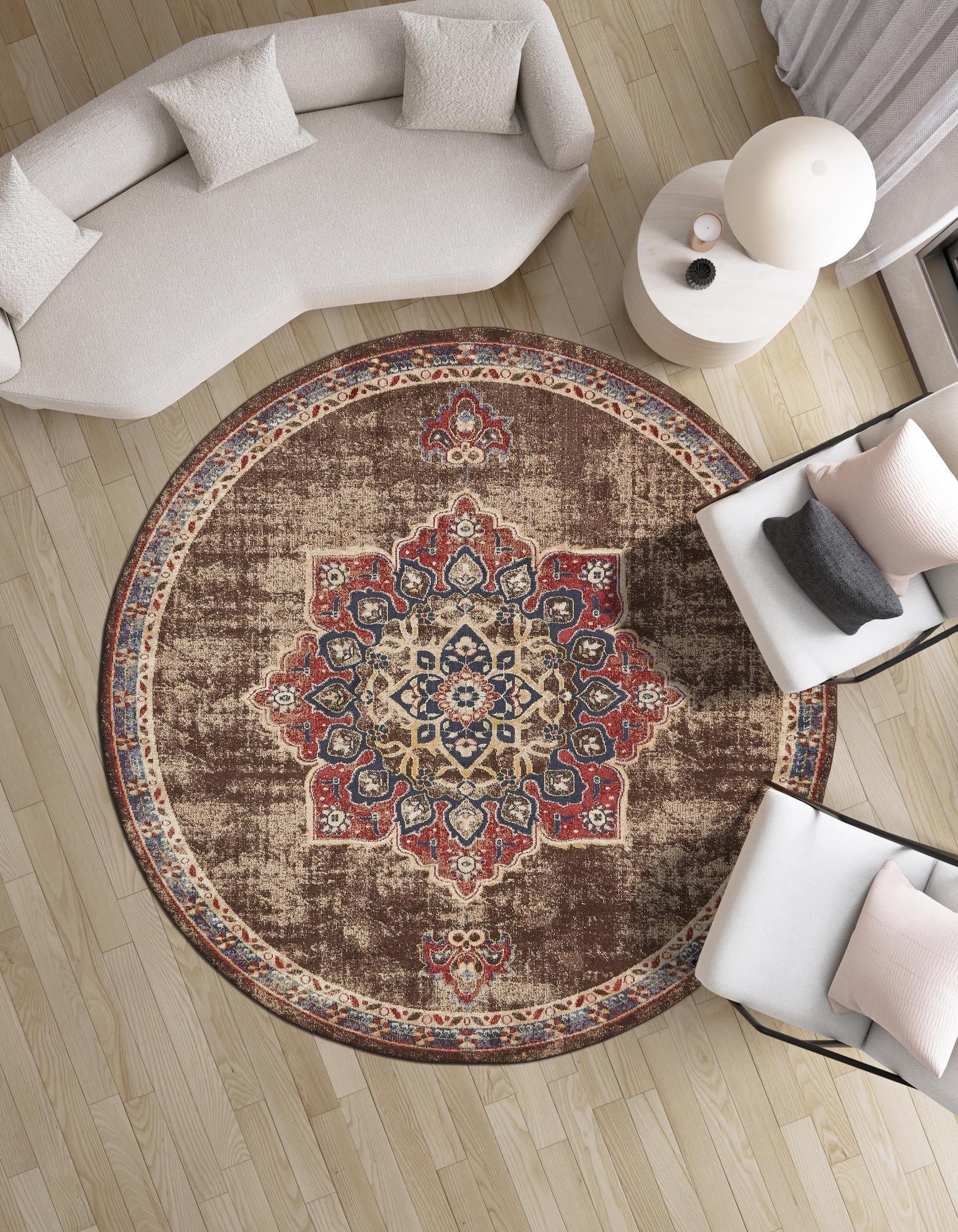 8' x 8' Arcadia Round Rug