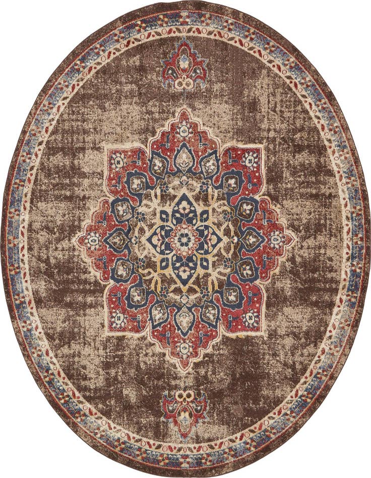 Detail image of 8' x 8' Arcadia Round Rug