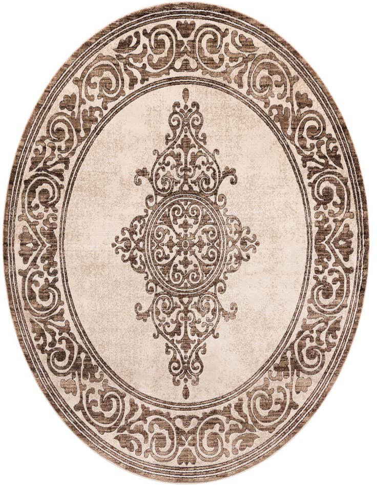 Detail image of 7' 10 x 7' 10 Hermitage Round Rug