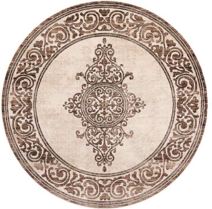 Detail image of 7' 10 x 7' 10 Hermitage Round Rug
