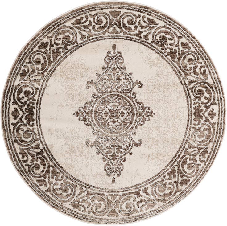 Detail image of 4' x 4' Hermitage Round Rug