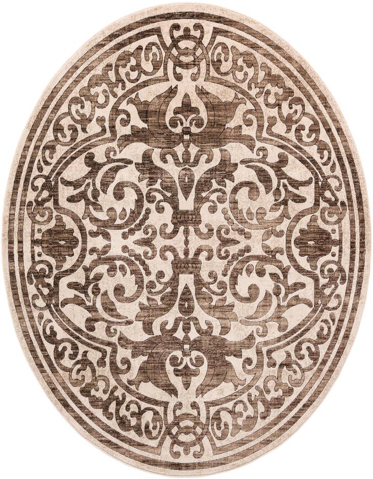 Detail image of 7' 10 x 7' 10 Hermitage Round Rug