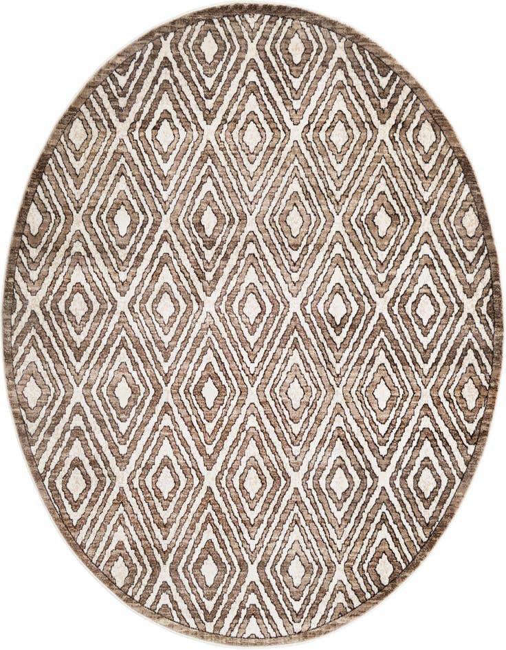 Detail image of 7' 1 x 7' 1 Hermitage Round Rug