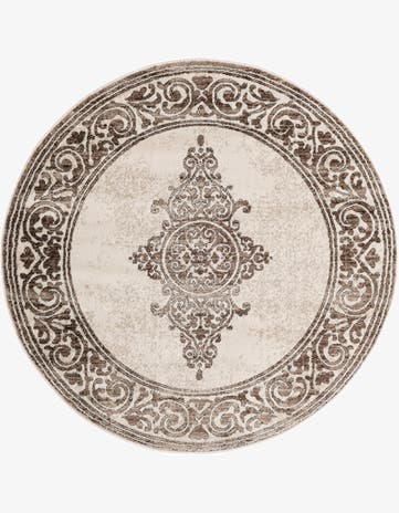 4' x 4' Hermitage Round Rug