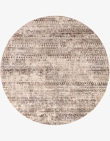 Chocolate Brown Hermitage Round Rug