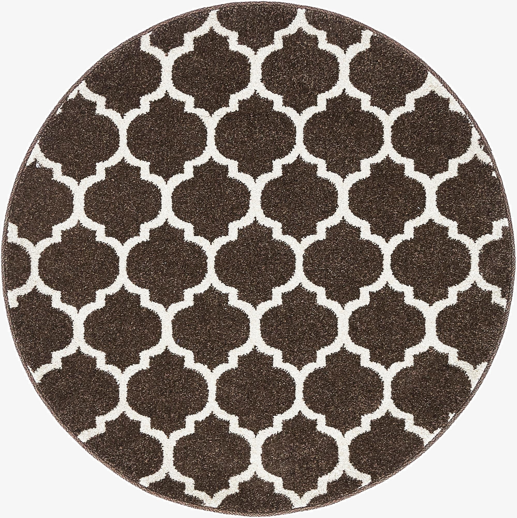 3' x 3' Lattice Round Rug