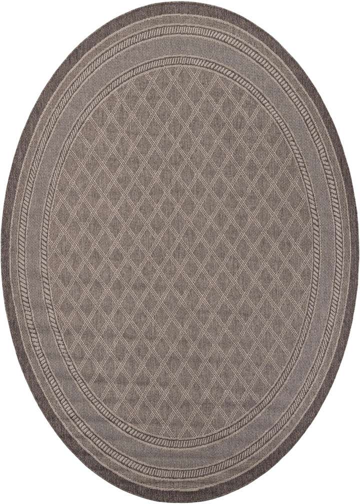 10' x 10' Easy-Clean Lattice Indoor / Outdoor Round Rug