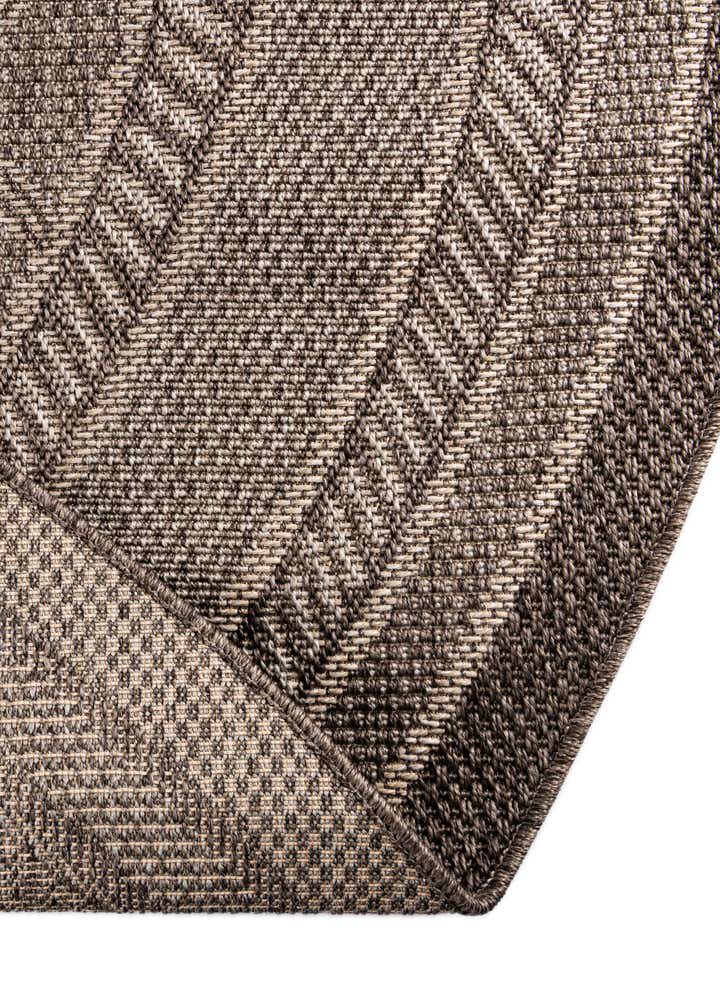 3' 3 x 3' 3 Easy-Clean Trellis Indoor / Outdoor Round Rug