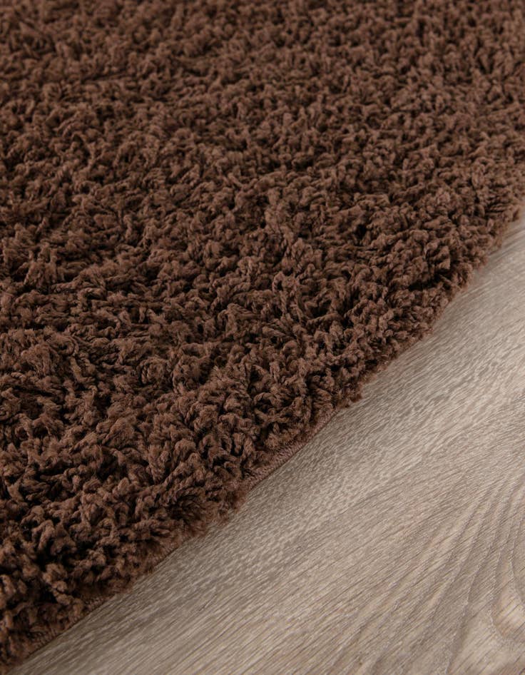 Detail image of 6' x 6' Solid Shag Round Rug