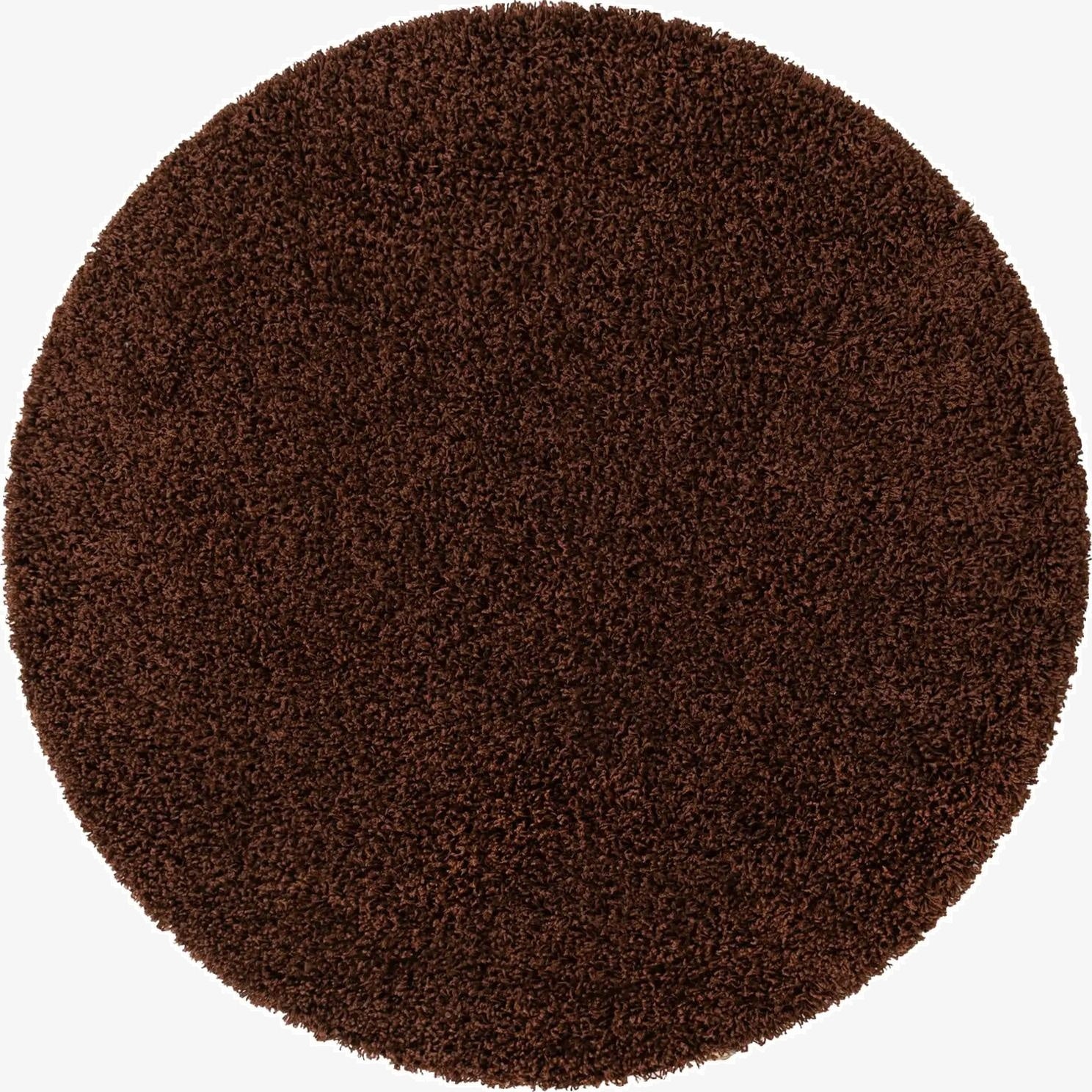 Primary image 4' x 4' Solid Shag Round Rug