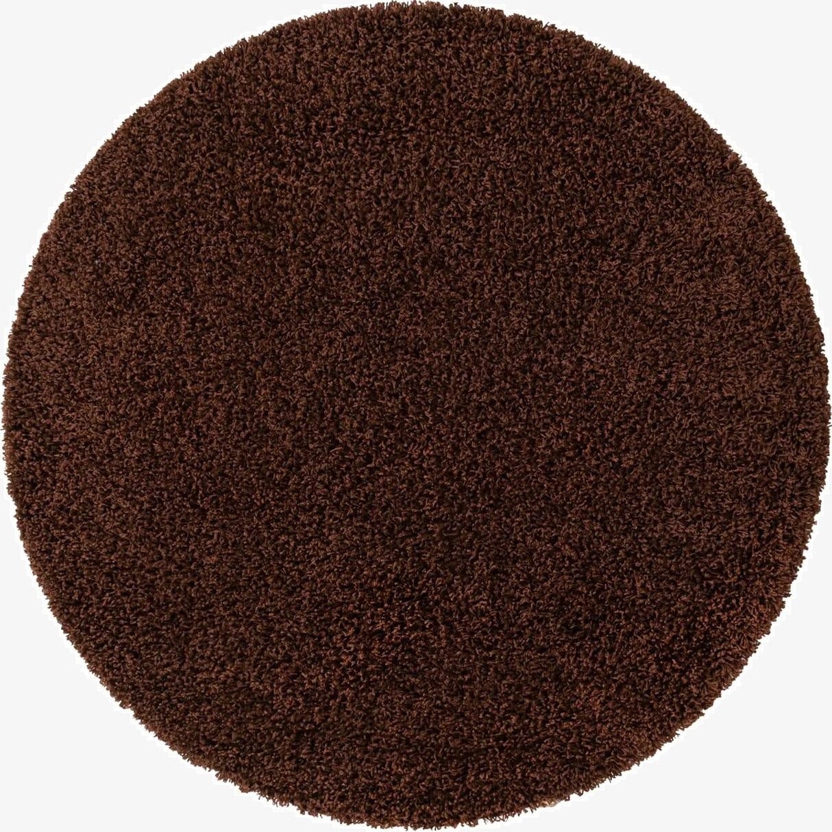 Primary image 3' x 3' Solid Shag Round Rug