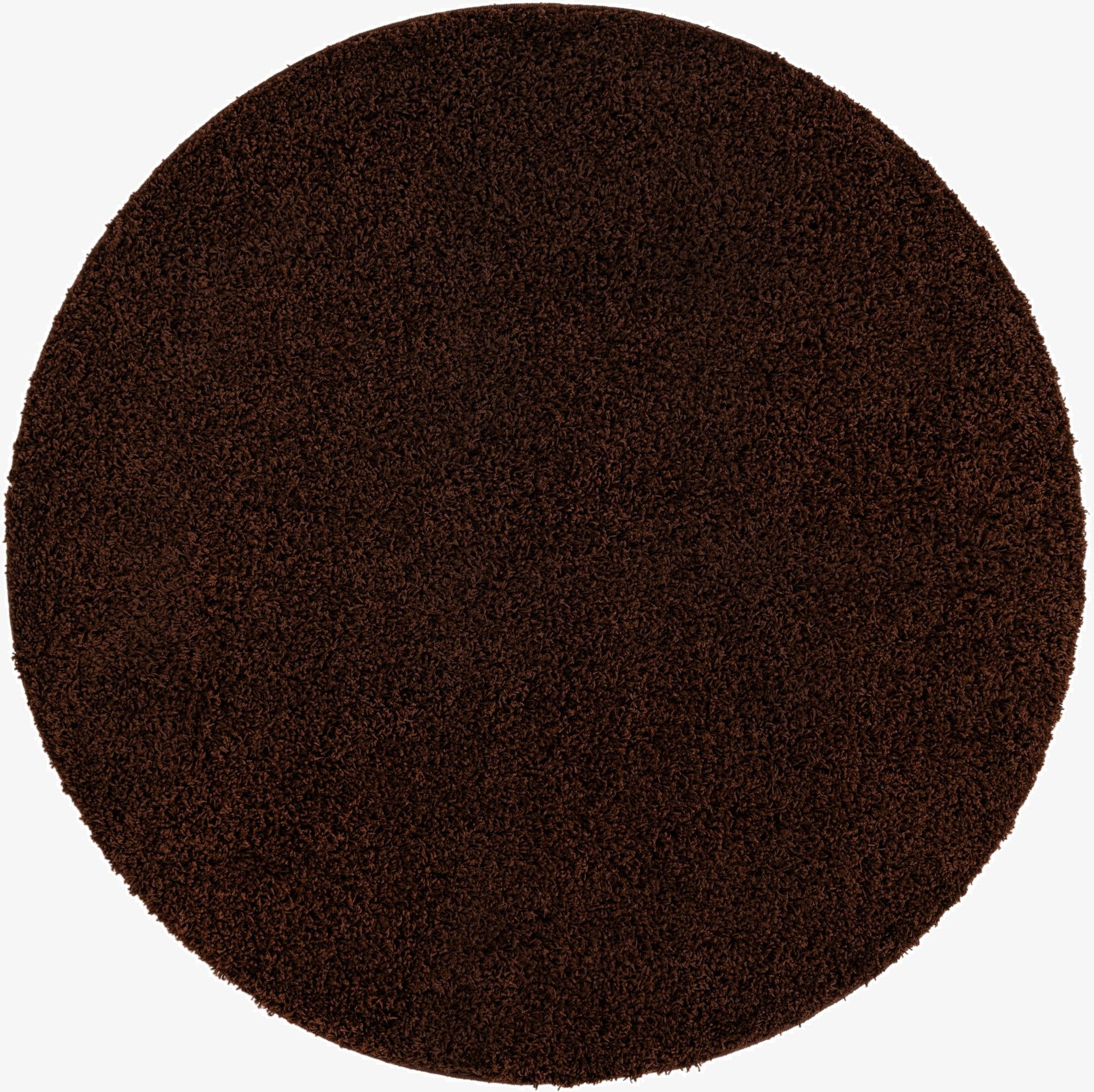 Primary image 6' x 6' Solid Shag Round Rug