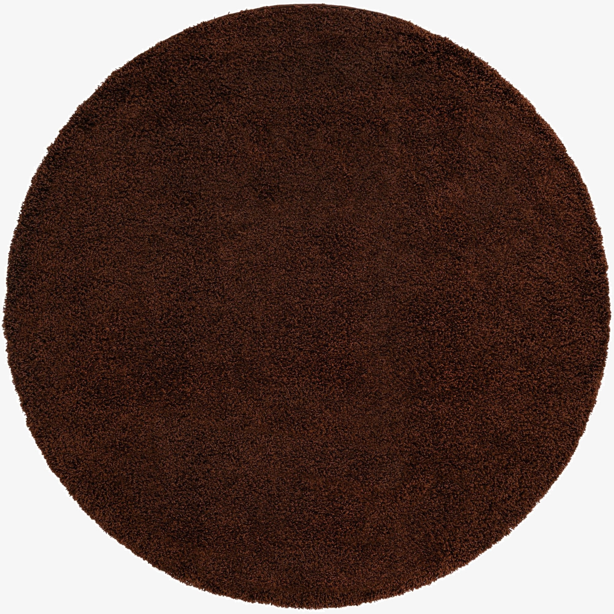 Primary image 7' 10 x 7' 10 Solid Shag Round Rug