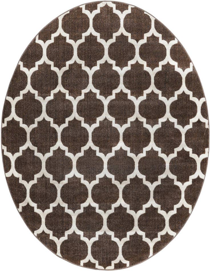 Detail image of 7' 10 x 7' 10 Trellis Round Rug