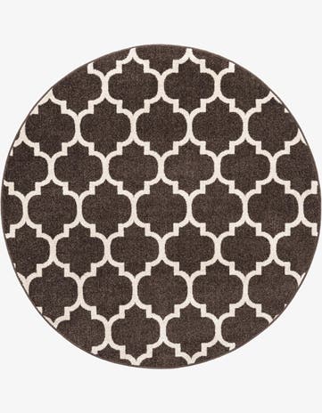 6' x 6' Trellis Round Rug