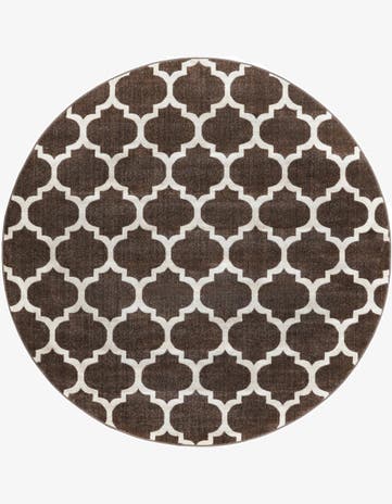 7' 10 x 7' 10 Trellis Round Rug