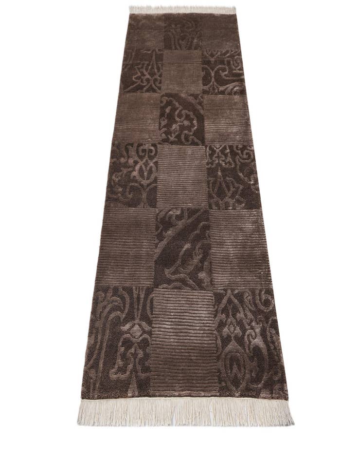 Detail image of 2' 9 x 6' 7  Hand Knotted Darya Wool Runner Rug