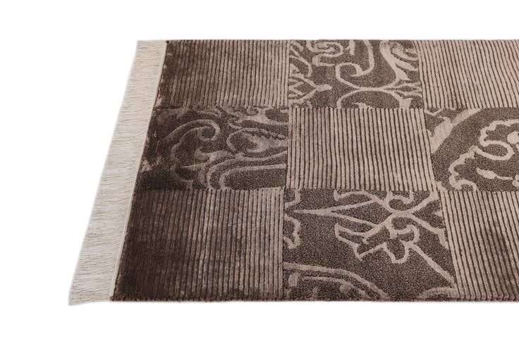 Detail image of 2' 9 x 6' 7 Hand Knotted Darya Wool Runner Rug