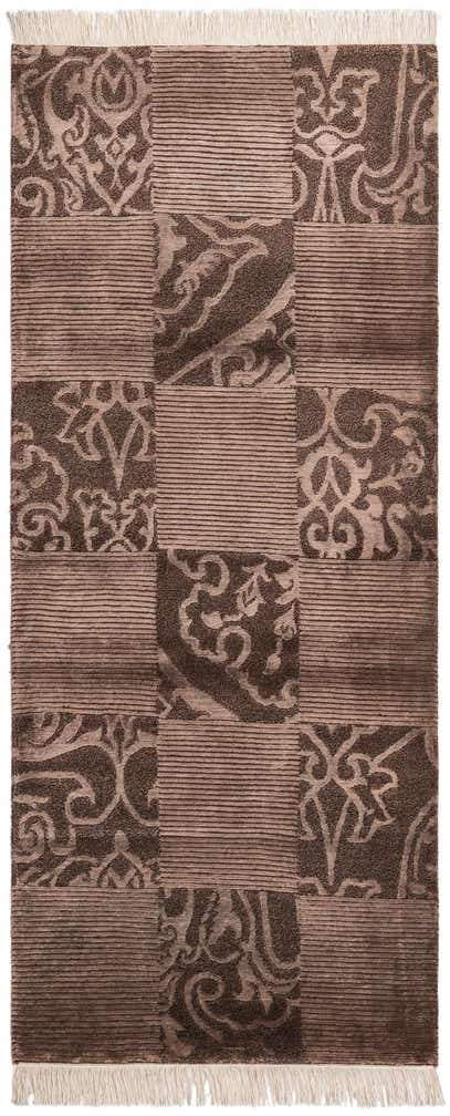 2' 9 x 6' 7 Hand Knotted Darya Wool Runner Rug