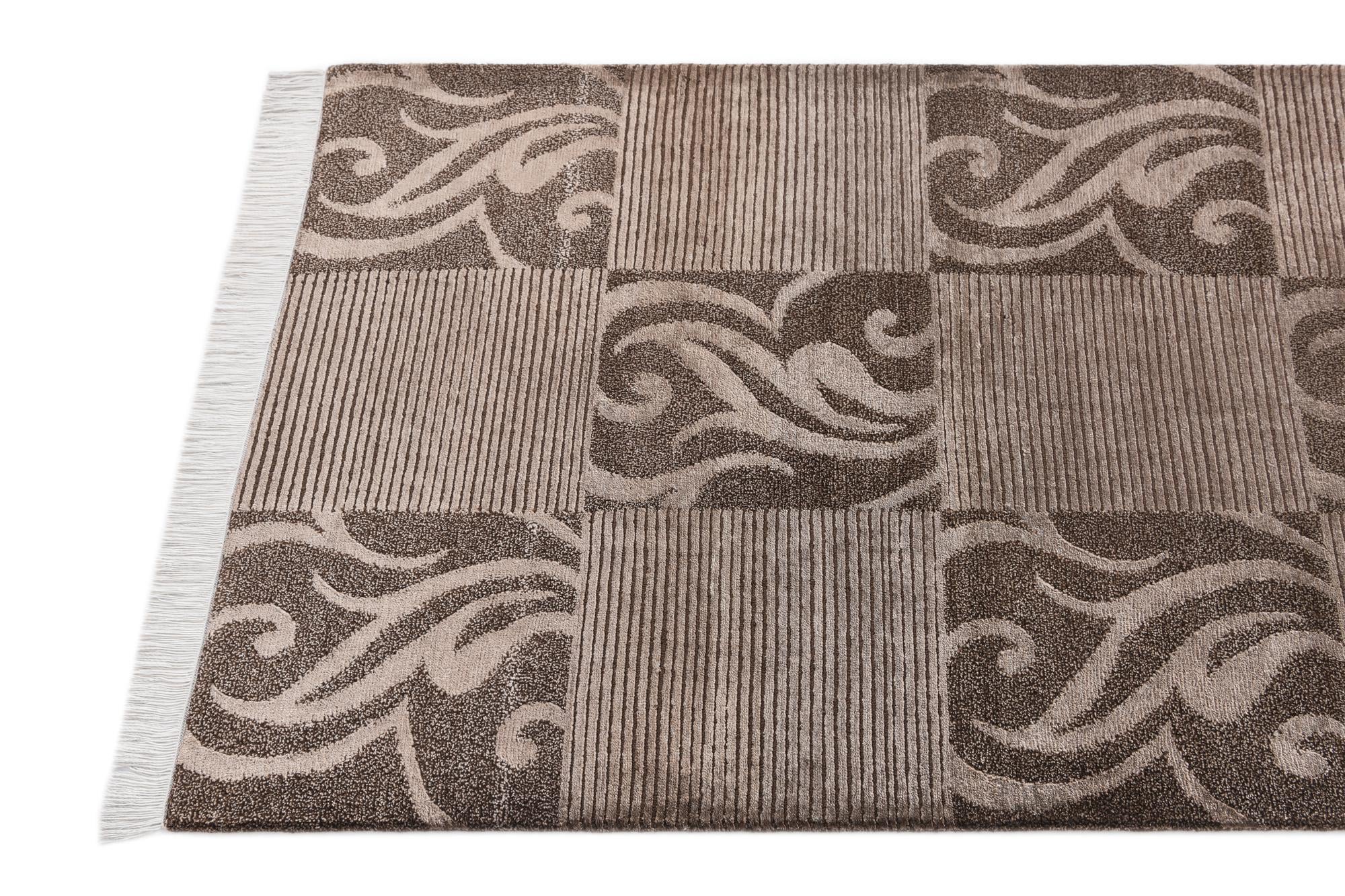 2' 9 x 9' 6 Hand Knotted Darya Wool Runner Rug