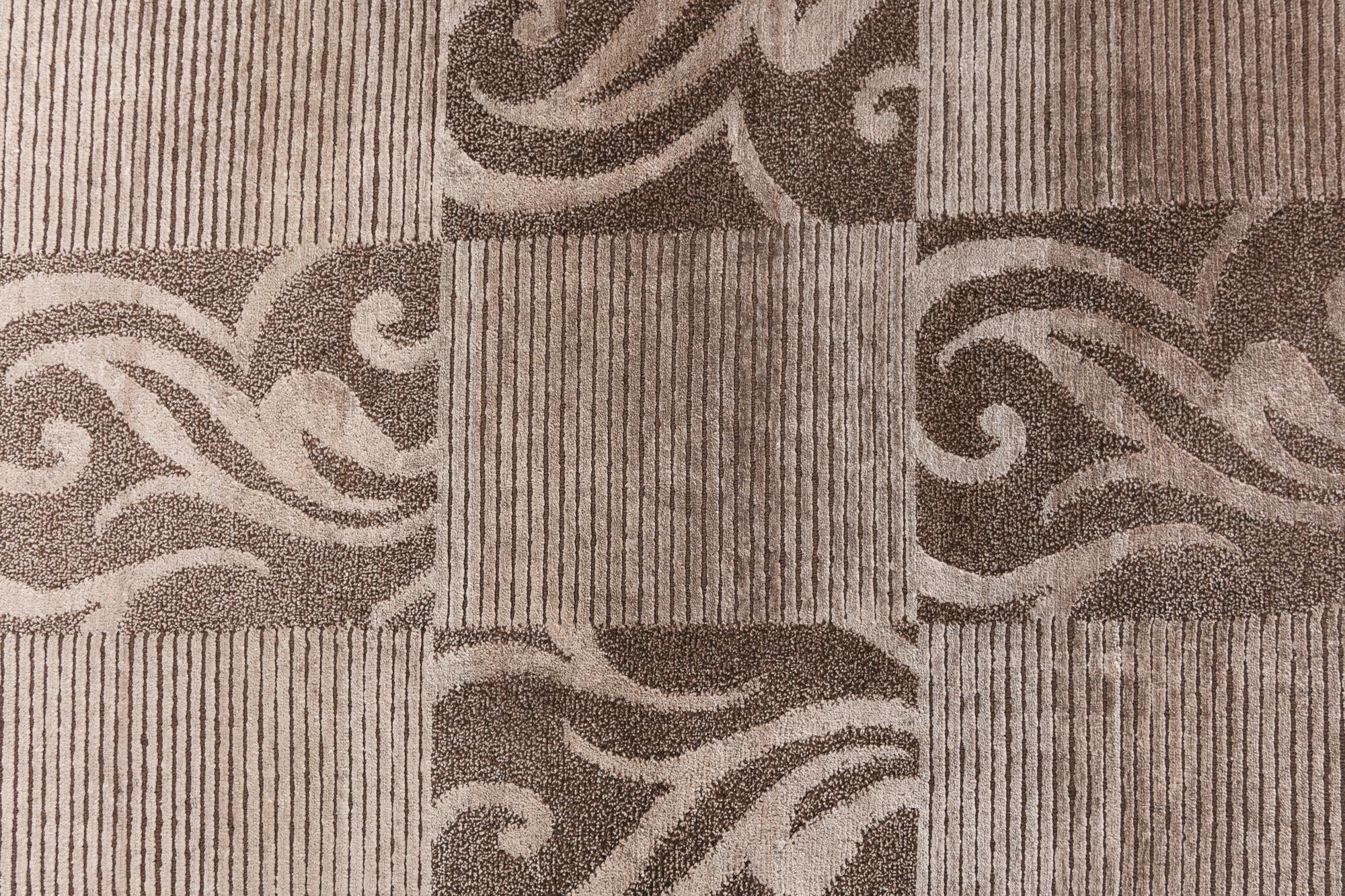 2' 9 x 9' 6 Hand Knotted Darya Wool Runner Rug