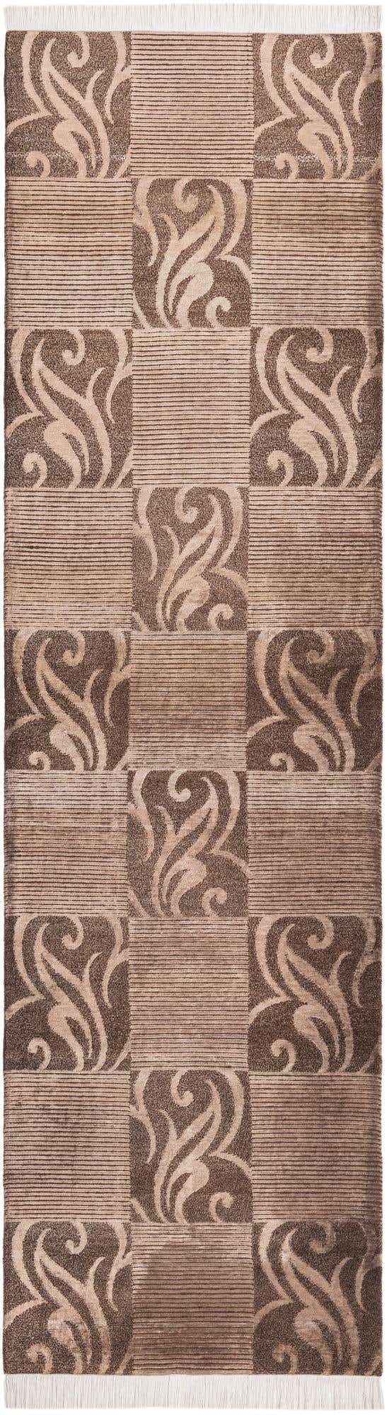 2' 9 x 9' 6 Hand Knotted Darya Wool Runner Rug