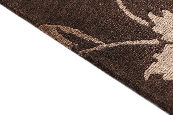Detail image of 2' 9 x 10' Hand Knotted Darya Wool Runner Rug