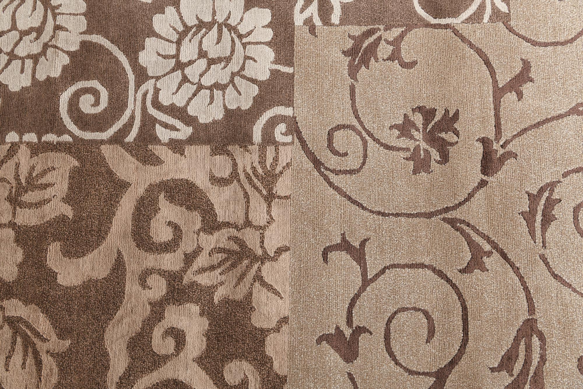 2' 9 x 10' Hand Knotted Darya Wool Runner Rug