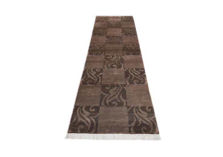 Detail image of 2' 7 x 10' 3 Hand Knotted Darya Wool Runner Rug